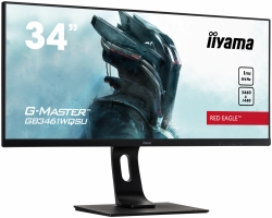 Монитор Iiyama 34 Red Eagle GB3461WQSU-B1 черный IPS LED 1ms 21:9 HDMI M/M матовая HAS Piv 1000:1 350cd 178гр/178гр 3440x1440 DP UW USB 9.7кг