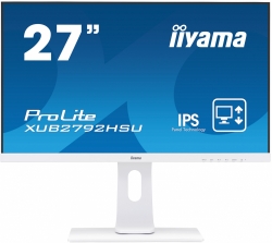 Монитор Iiyama 27 ProLite XUB2792HSU-W1 белый IPS LED 16:9 HDMI M/M матовая HAS Piv 250cd 178гр/178гр 1920x1080 VGA DP FHD USB 7.1кг