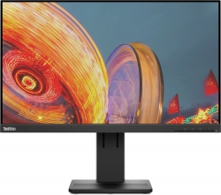 Монитор Lenovo 23.8 ThinkVision E24q-20 черный IPS 4ms 16:9 HDMI M/M матовая HAS Piv 300cd 178гр/178гр 2560x1440 DP 2K 5.05кг