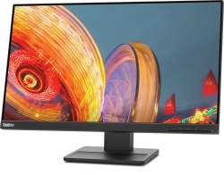 Монитор Lenovo 23.8 ThinkVision E24q-20 черный IPS 4ms 16:9 HDMI M/M матовая HAS Piv 300cd 178гр/178гр 2560x1440 DP 2K 5.05кг