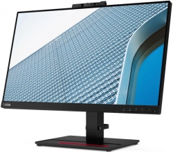 Монитор Lenovo 23.8 ThinkVision T24v-20 черный IPS LED 4ms 16:9 HDMI M/M Cam HAS Piv 250cd 178гр/178гр 1920x1080 VGA DP FHD USB 5.94кг