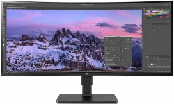 Монитор LG 35 UltraWide 35BN77C-B черный VA LED 21:9 HDMI M/M матовая HAS Piv 300cd 178гр/178гр 3440x1440 DP 2K USB 8.3кг