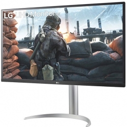 Монитор LG 32 UltraWide 32UP550-W серебристый VA LED 4ms 16:9 HDMI M/M матовая HAS 280cd 178гр/178гр 3840x2160 DP 4K USB 8.4кг