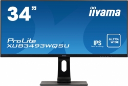 Монитор Iiyama 34 ProLite XUB3493WQSU-B1 черный IPS LED 4ms 21:9 HDMI M/M матовая HAS Piv 1000:1 400cd 178гр/178гр 3440x1440 DP UW USB 9.5кг