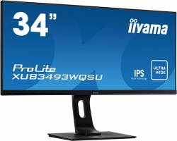 Монитор Iiyama 34 ProLite XUB3493WQSU-B1 черный IPS LED 4ms 21:9 HDMI M/M матовая HAS Piv 1000:1 400cd 178гр/178гр 3440x1440 DP UW USB 9.5кг