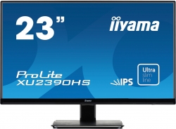 Монитор Iiyama 23 ProLite XU2390HS-B1 черный AH-IPS LED 5ms 16:9 DVI HDMI M/M матовая 1000:1 250cd 178гр/178гр 1920x1080 VGA FHD 4кг