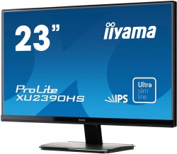 Монитор Iiyama 23 ProLite XU2390HS-B1 черный AH-IPS LED 5ms 16:9 DVI HDMI M/M матовая 1000:1 250cd 178гр/178гр 1920x1080 VGA FHD 4кг