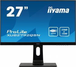 Монитор Iiyama 27 ProLite XUB2792QSN-B1 черный IPS LED 4ms 16:9 HDMI M/M матовая HAS Piv 1000:1 350cd 178гр/178гр 2560x1440 DP WQ USB 7.8кг