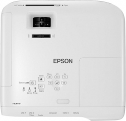 Проектор Epson EB-W52 3LCD 4000Lm (1280x800) 16000:1 ресурс лампы:6000часов 1xUSB typeA 1xUSB typeB 1xHDMI 2.5кг
