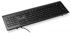 Клавиатура Оклик 155M черный USB slim (1678057)