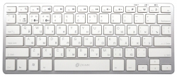 Клавиатура Оклик 855S серебристый USB беспроводная slim Multimedia (1696464)