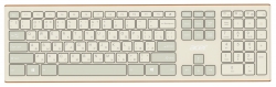 Клавиатура + мышь Acer OCC200 клав:бежевый мышь:бежевый USB беспроводная slim Multimedia
