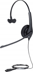 Наушники с микрофоном Jabra BIZ 1500 Mono QD черный накладные оголовье (1513-0154)