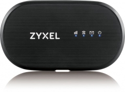 Модем 2G/3G/4G Zyxel WAH7601-EUZNV1F micro USB Wi-Fi Firewall +Router внешний черный