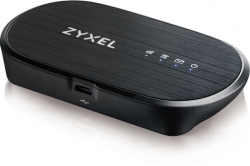 Модем 2G/3G/4G Zyxel WAH7601-EUZNV1F micro USB Wi-Fi Firewall +Router внешний черный