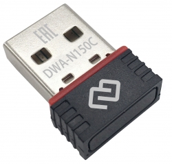 Сетевой адаптер WiFi Digma DWA-N150C N150 USB 2.0 (ант.внутр.) 1ант. (упак.:1шт)