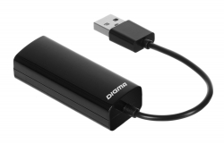 Сетевой адаптер Ethernet Digma D-USB2-LAN100 USB 2.0 (упак.:1шт)