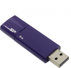 Флеш Диск Silicon Power 8Gb Ultima U05 SP008GBUF2U05V1D USB2.0 синий