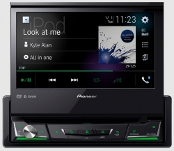 Автомагнитола CD DVD Pioneer AVH-A7250BT 1DIN 4x50Вт