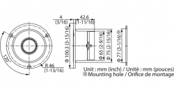 Колонки автомобильные Kenwood KFC-SPL1NEO (без решетки) 120Вт 105дБ 4Ом 4.2см (1.6дюйм) (ком.:2кол.) твитер однополосные