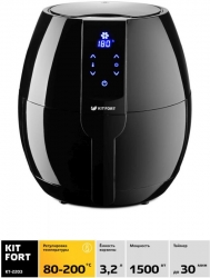Аэрогриль Kitfort КТ-2203 1500Вт черный