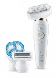 Эпилятор Braun SES 9010 скор.:2 насад.:5 от аккум. белый