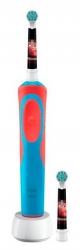Зубная щетка электрическая Oral-B D12.523.1K Cars синий/красный