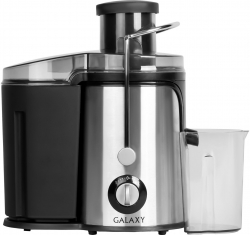Соковыжималка центробежная Galaxy гл0806 700Вт рез.сок.:500мл. серебристый/черный