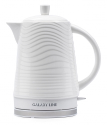 Чайник электрический Galaxy Line GL 0508 1.9л. 1400Вт белый (корпус: керамика)