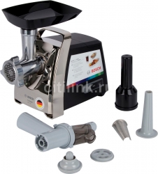 Мясорубка Bosch MFW67450 2000Вт черный/серебристый