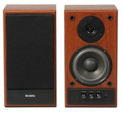 Колонки Sven SPS-702 2.0 коричневый/орех