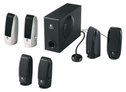 Колонки Logitech S120 2.0 черный 2.3Вт