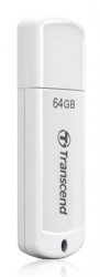Флеш Диск Transcend 64Gb Jetflash 370 TS64GJF370 белый