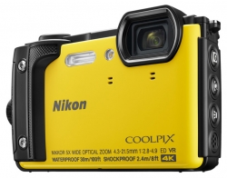 Фотоаппарат Nikon CoolPix W300 желтый 16Mpix Zoom5x 3 4K 473Mb SDXC/SD/SDHC CMOS 1x2.3 5minF HDMI/KPr/DPr/WPr/FPr/WiFi/EN-EL19