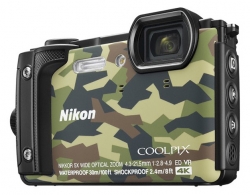 Фотоаппарат Nikon CoolPix W300 камуфляж 16Mpix Zoom5x 3 4K 473Mb SDXC/SD/SDHC CMOS 1x2.3 5minF HDMI/KPr/DPr/WPr/FPr/WiFi/EN-EL19