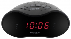 Радиобудильник Hyundai H-RCL160 черный
