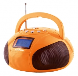 Аудиомагнитола Hyundai H-PAS120 оранжевый