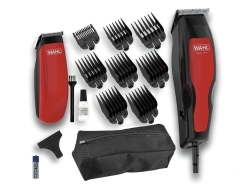 Машинка для стрижки Wahl Home Pro 100 Combo черный/красный