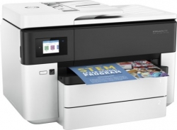 МФУ струйный HP Officejet Pro 7730 (Y0S19A) A3 Duplex Net WiFi USB RJ-45 белый/темно-синий