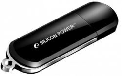 Флеш Диск Silicon Power 64Gb LuxMini 322 SP064GBUF2322V1K черный