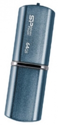 Флеш Диск Silicon Power 64Gb LuxMini 720 SP064GBUF2720V1D синий
