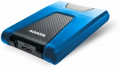 Жесткий диск A-Data USB 3.1 1Tb AHD650-1TU31-CBL DashDrive Durable 2.5 синий