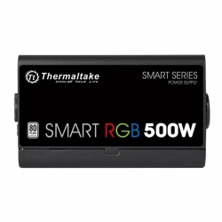 Блок питания Thermaltake Smart RGB 500 80+ (24+4+4pin) APFC 120mm fan color LED 5xSATA RTL