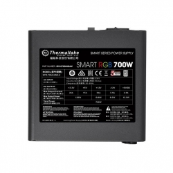 Блок питания Thermaltake Smart RGB 700 80+ (24+4+4pin) APFC 120mm fan color LED 6xSATA RTL