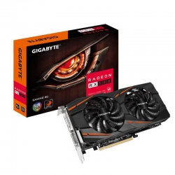 Видеокарта Gigabyte PCI-E GV-RX580GAMING-8GD AMD Radeon RX 580 8192Mb 256bit GDDR5 1340/8000 DVIx1/HDMIx1/DPx3/HDCP Ret