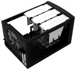 Корпус Fractal Design Node 304 черный w/o PSU miniITX 2x92mm 1x140mm 2xUSB3.0 audio bott PSU