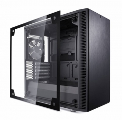 Корпус Fractal Design Define Mini C TG черный без БП mATX 5x120mm 4x140mm 2xUSB3.0 audio bott PSU