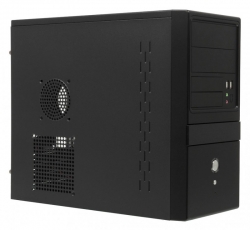Корпус Formula FM-504D черный 400W mATX 1x92mm 2xUSB2.0 audio