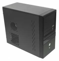 Корпус Formula FM-504D черный 400W mATX 1x92mm 2xUSB2.0 audio