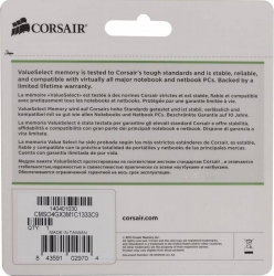 Память DDR3L 4Gb Corsair CMSO4GX3M1C1333C9 RTL SO-DIMM